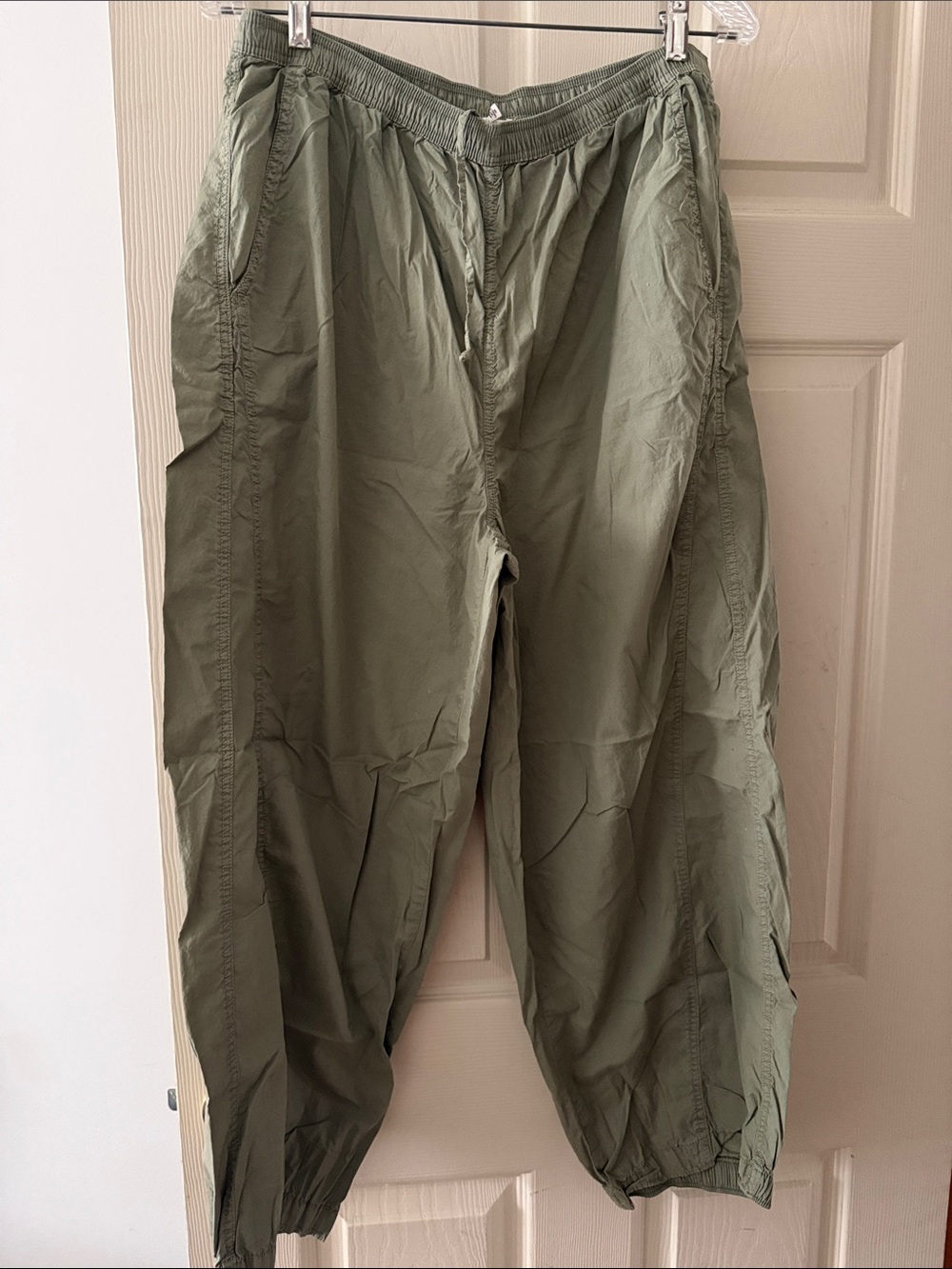 aerie Olive Cargo Jogger Pants